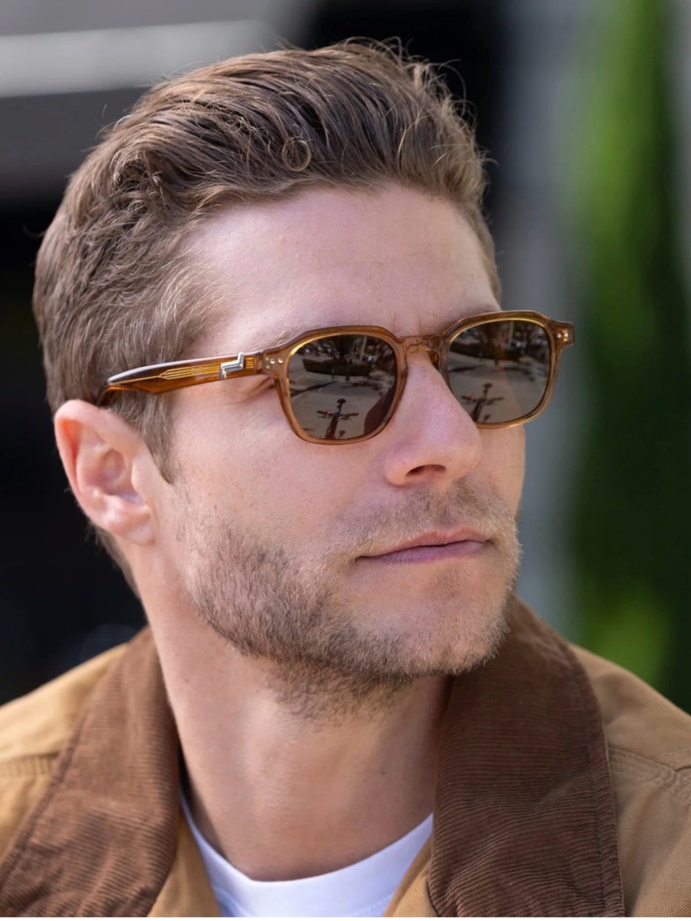 Kiaura Sunglasses Lautner Whiskey Unisex
